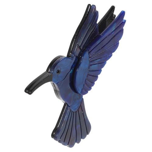 LRXIYODE Hummingbird Brosche aus Langlebigem Kunststoff Kreativer Tier Anstecker für Kleidung Rucksack Hut und Schal Modischer Lapel Pin Fester Halt Vielseitiges Accessoire für Frauen und von LRXIYODE