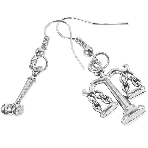 LRXIYODE Ohrringe Für Damen Mit Bezug Gerechtigkeit Modische Ohrhänger Trendiger Schmuck Anhänger Für Anwälte Elegantes Geschenk von LRXIYODE