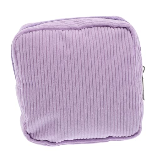 LRXIYODE Kleine Cord Kosmetiktasche Tragbare Make Up Tasche Multifunktionale Aufbewahrungstasche Kleiner Tasche für Damen für Reise und Alltag von LRXIYODE