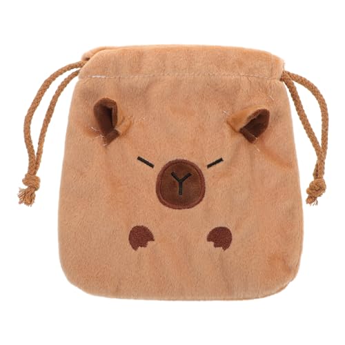 LRXIYODE Kleine Flauschige Kosmetiktasche Mit Niedlichem Tierdesign Tragbare Reisekultur-Organizer Für Make-up Und Toilettenartikel Große Kapazität Für Unterwegs von LRXIYODE