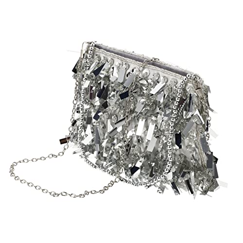 LRXIYODE Kleine Pailletten Umhängetasche mit Kettenriemen für Damen Praktische Schultertasche für Vielseitig Einsetzbar Handtasche oder Crossbody Bag Elegantes Design LRXIYODE Kleine Pailletten Umhängetasche mit Kettenriemen für Damen Praktische Schultertasche für Vielseitig Einsetzbar Handtasche oder Crossbody Bag Elegantes Design von LRXIYODE