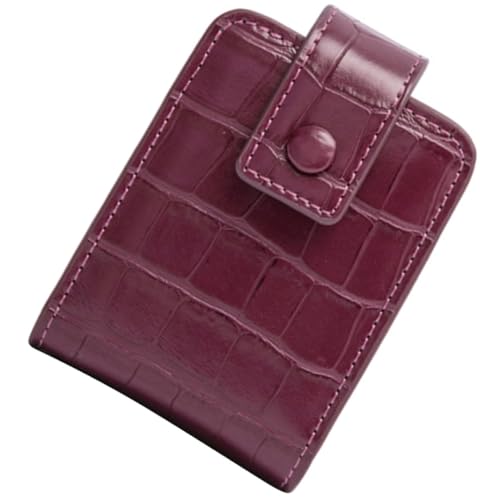 LRXIYODE Kleines Lippenstift Etui mit Spiegel Mini Make Up Tasche für Damen Kompakte Lippenstift Aufbewahrungstasche für Handtasche Tragbar Lippenstifte für Reisen und Alltag von LRXIYODE