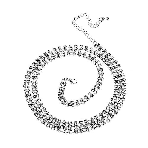 LRXIYODE Körperkette Damen mit Verstellbare Bauchkette Langlebigem Glitzerstein Chain für Strand Partys Lange Accessoires LRXIYODE Körperkette Damen mit Verstellbare Bauchkette Langlebigem Glitzerstein Chain für Strand Partys Lange Accessoires von LRXIYODE