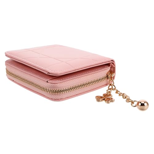 LRXIYODE Quilted Pu Damen Geldbörse Mit Reißverschluss Für Münzen Und Kreditkarten Kompaktes Design Für Täglichen Gebrauch Eleganter Kartenhalter von LRXIYODE