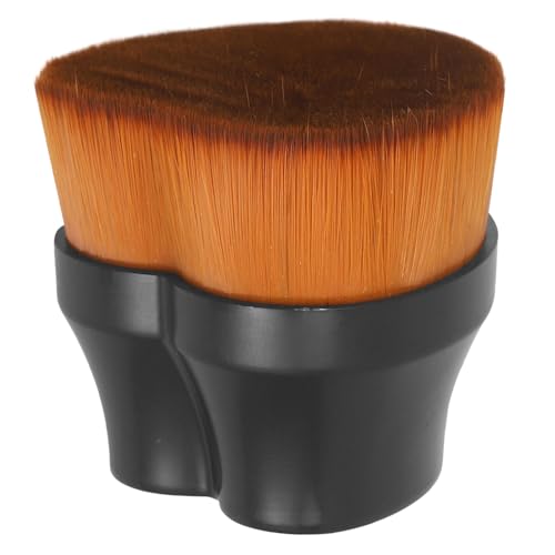 LRXIYODE Kompakter Tragbarer Herzform Foundation Pinsel mit Dichten Borsten für Makelloses Streifenfreies Auftragen Leichter Handlicher Make Up Pinsel für Frauen und Mädchen LRXIYODE Kompakter Tragbarer Herzform Foundation Pinsel mit Dichten Borsten für Makelloses Streifenfreies Auftragen Leichter Handlicher Make Up Pinsel für Frauen und Mädchen von LRXIYODE
