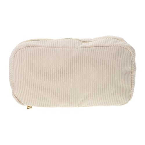 LRXIYODE Kosmetiktasche Aus Cord Kleine Make-up-Tasche Mit Reißverschluss Aufbewahrungstasche Für Reisen Geeignet Für Frauen Und Mädchen Vielseitige Kosmetiktasche Für Alltagsgebrauch von LRXIYODE