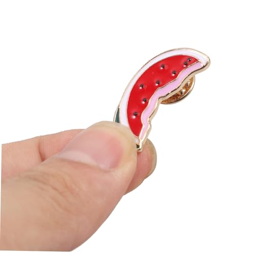 LRXIYODE Kreative Wassermelonen brosche Anstecknadel Emaille Leichtgewichtiger Schmuck für Kleidung und Accessoires Verspieltes Design als Geschenk von LRXIYODE