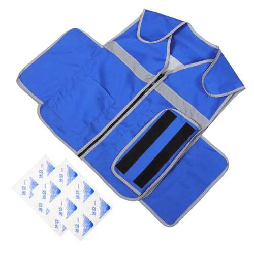 LRXIYODE Kühlweste Für Sommer Tragbare Kühlweste Mit Kühlakkus Outdoor-kühlkleidung Für Damen Und Herren Atmungsaktiv Und Bequem Zum Kühlen von LRXIYODE