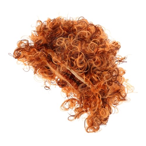 LRXIYODE Kurze Afro Lockige Perücke Damen Elastisch Synthetisches Haar Für Cosplay Party Alltag Vielseitig Pflegeleicht Natürlicher Look von LRXIYODE