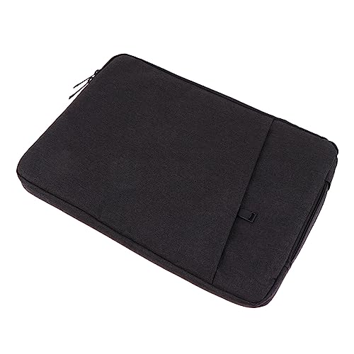 LRXIYODE Laptoptasche aus Wasserabweisendem Filz mit Stoßdämpfender Polsterung und Zweifachem Reißverschluss Kompakte Notebooktasche mit Organizer und Handgriff für Damen und Herren von LRXIYODE
