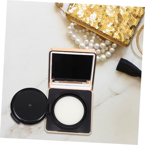 LRXIYODE Leere Tragbare Foundation Box mit Schwamm pad Quadratische Magnetische Make up Hülle aus Langlebigem Abs Geeignet für Puder Creme DIY Kosmetik Geschenk für Damen Farbe von LRXIYODE