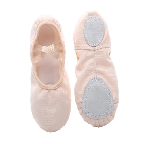 LRXIYODE Leichte Ballettschuhe mit Elastischem rutschfeste Tanzschläppchen für Mädchen und Erwachsene Weiche Sohle Flexible Yogaschuhe für Ballett Yoga Modern Dance von LRXIYODE