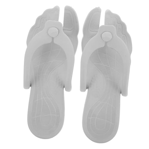 LRXIYODE Leichte Faltbare Badeslipper Damen Herren Rutschfest Atmungsaktiv Sandalen Reise Strand Dusche von LRXIYODE