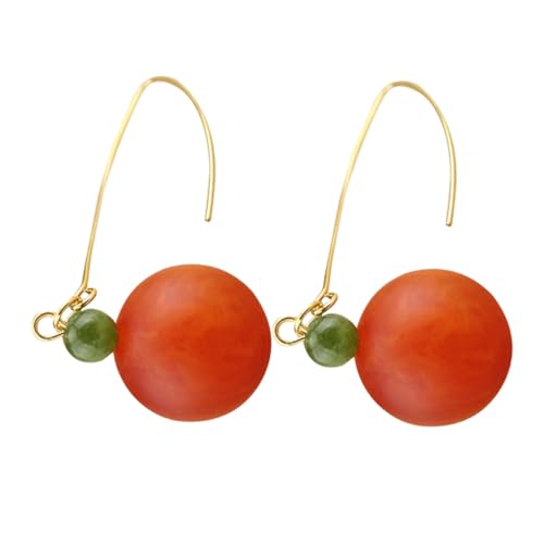 LRXIYODE Leichte Langlebige Hängeohrringe Damen mit Roter Runder Harz optik Modisch und Elegant Betont Feminine Ausstrahlung Geschenk für Geburtstag und Valentinstag LRXIYODE Leichte Langlebige Hängeohrringe Damen mit Roter Runder Harz optik Modisch und Elegant Betont Feminine Ausstrahlung Geschenk für Geburtstag und Valentinstag von LRXIYODE