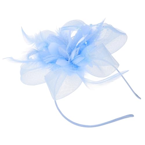 LRXIYODE Leichter Fascinator Haarclip mit Netz Vintage Spitzen Haarschmuck Damen Eleganter Kleiner Hut für Hochzeit Party Fotografie Romantisches Kopfschmuck Accessoire von LRXIYODE