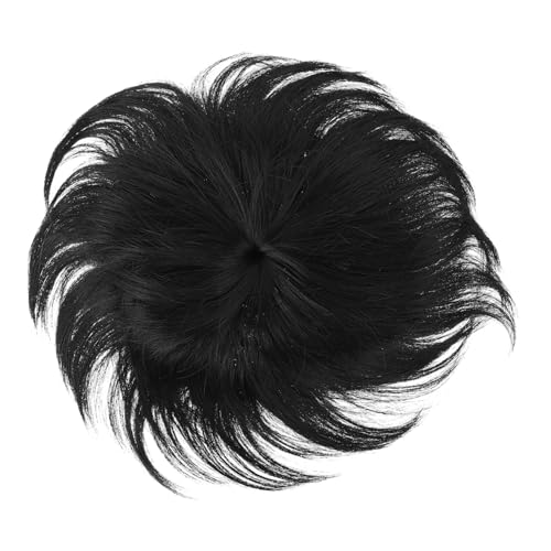 LRXIYODE Leichter Herren Toupee Kurzhaar Haarsystem Natürliche Realistisches Haarteil Atmungsaktiv Komfortabel Für Glatze Männer Alltag Party Cosplay von LRXIYODE