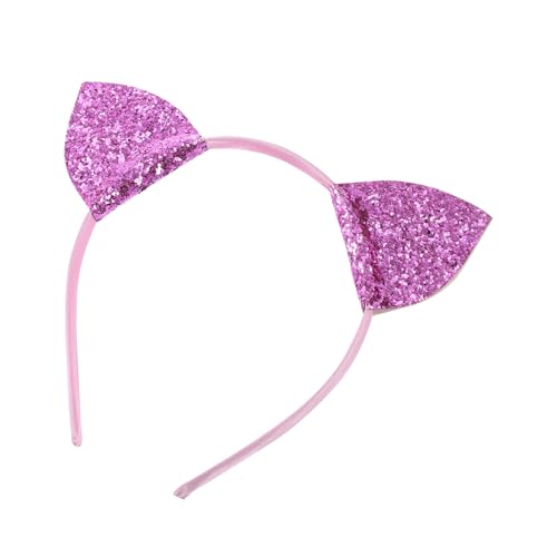 LRXIYODE Leichtes nicht Verblassendes Katzenohren Stirnband aus Kunststoff und Harz für Partys Geburtstage und Kostümfeste Komfortabel zu Tragen Süßes Haarschmuck Accessoire für Mädchen von LRXIYODE