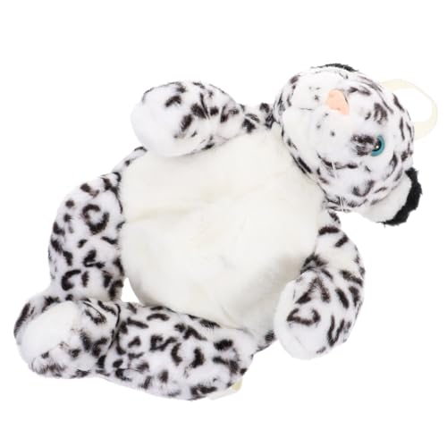 LRXIYODE Leopard Plüsch Tier Rucksack Für Junge Mädchen Cartoon Tasche Schultertasche Aufbewahrungsrucksack Reisehandgepäck Alltagsrucksack von LRXIYODE