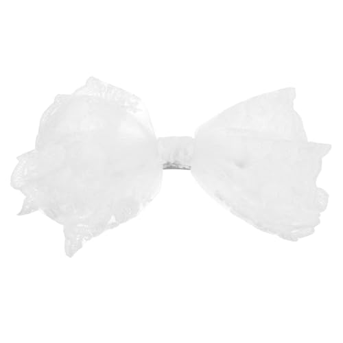 LRXIYODE Mädchen Haarklammer Weißer Spitzen Haarschmuck Federleichte Langlebige Frühlings Haarspange für Damen Party und Alltagslook von LRXIYODE