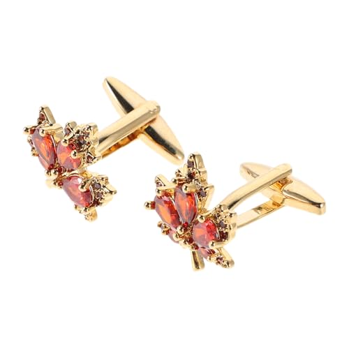 LRXIYODE Manschettenknöpfe Im Vintage-design Mit Kristallsteinen Für Formelle Anlässe Wie Hochzeit Oder Jahrestag Hochwertige Französische Handwerkskunst Langlebige Konstruktion von LRXIYODE