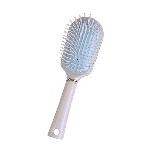 LRXIYODE Massage Haarkamm mit Air Kissen und Rutschfestem Haar Styling Bürste für Statisch Ovaler Cremeblau für Heimgebrauch und Unterwegs von LRXIYODE