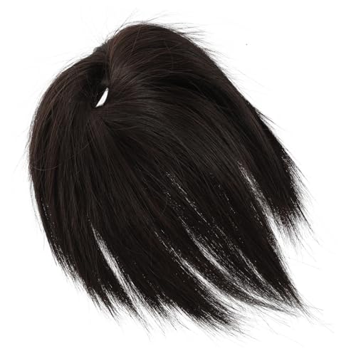LRXIYODE Messy Bun Haargummi Haarteil Braun Schwarz Natürliches Updo Hairpiece für Damen Mädchen Einfach zu Verwenden Eleganter Haar Accessoire für Party Hochzeit Alltag von LRXIYODE