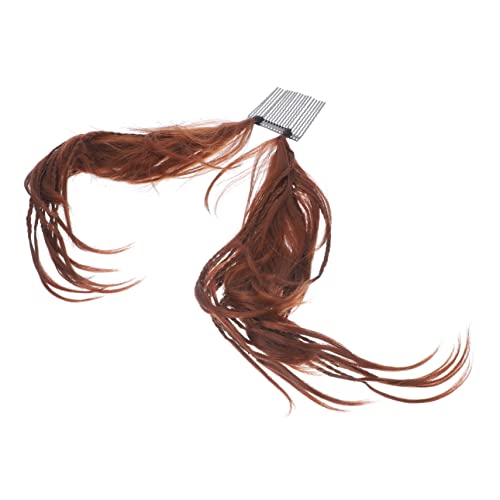 LRXIYODE Haarteil Für Frauen Messy-dutt Haarteil Clip Haarverlängerung Echthaarperücke Für Damen Pferdeschwanz-haarteil Mit Filigranem Design Für Verschiedene Frisuren von LRXIYODE