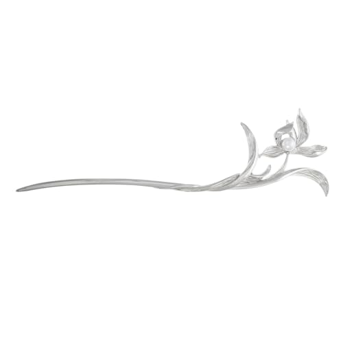 LRXIYODE Haarstäbchen Chinesischen Stils Metall-haarstäbe Für Frauen Asiatische Haarschmuck-blumenstäbe Haarnadel Für Dutts Und Zöpfe Vintage-retro-design-accessoire von LRXIYODE