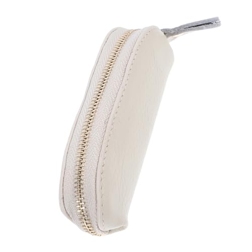 LRXIYODE Mini Münzgeldbeutel Japanischer Stil Süßer Reißverschluss Münzbeutel für Damen und Mädchen Kompakte Geldbörse für Reisen Einkaufen und Sport Weiß von LRXIYODE