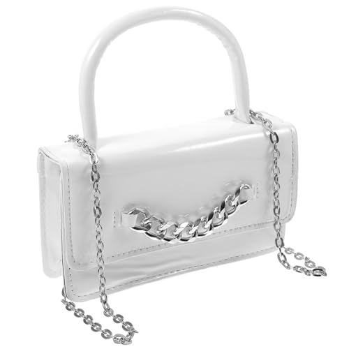 LRXIYODE Mini Umhängetasche Damen PU Kleine Quadratische Handtasche mit Kette Crossbody Bag für Alltag und Party Kompakt und Langlebig für Frauen von LRXIYODE