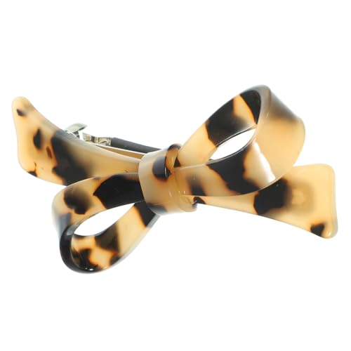 LRXIYODE Minimalistische Acetat Haarklammer mit Schleifen Design Federleichter Haarclip für Damen und Mädchen Langlebiger Frühlings Clip für Sicheren bei Allen Haartypen Haarschmuck von LRXIYODE