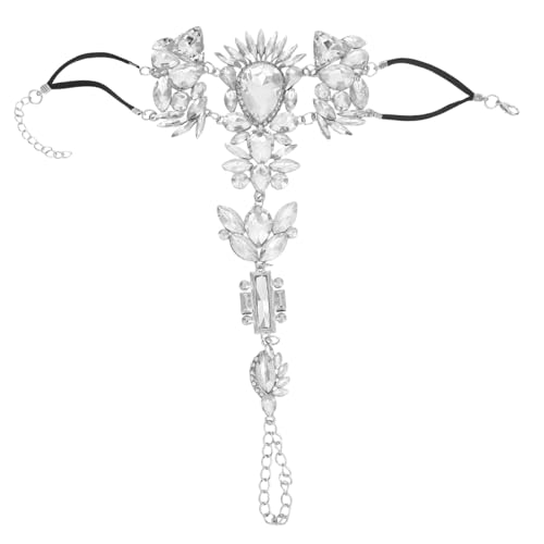 LRXIYODE Modische Fußkettchen Strass Fußketten Fußkettchen Armband Schmuck Fußketten Für Frauen Für Mädchen Strand Fußschmuck Zehenschmuck Für von LRXIYODE