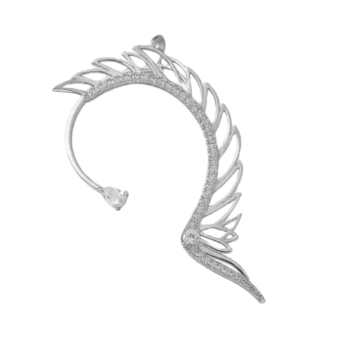 LRXIYODE Modischer Ohrclip mit Strasssteinen Einzigartiges Flügeldesign Damen Ear Cuff Vielseitiger Schmuck für Alltag Party Hochzeit Festliche Anlässe LRXIYODE Modischer Ohrclip mit Strasssteinen Einzigartiges Flügeldesign Damen Ear Cuff Vielseitiger Schmuck für Alltag Party Hochzeit Festliche Anlässe von LRXIYODE