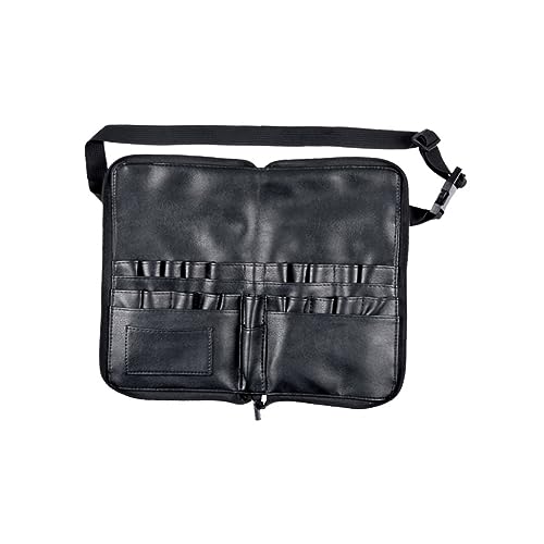 LRXIYODE Multifunktionale Kosmetiktasche Damen PU Material Große Makeup Brush Bag mit Fächern Leicht Tragbar Praktischer Organizer für Pinsel und Kosmetik Zuhause und Reise von LRXIYODE