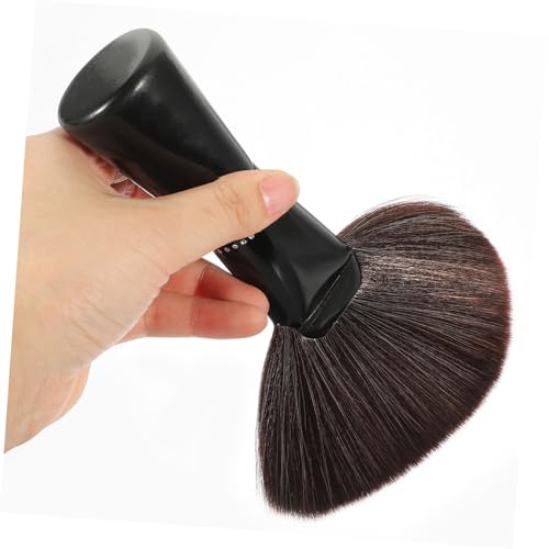 LRXIYODE Multifunktionaler Puderpinsel mit Nylonborsten Acrylgriff mit Strassbesatz Kosmetikpinsel für Damen zum Verblenden von Foundation und Gesichtspuder Professionelles Make Up von LRXIYODE