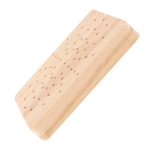 LRXIYODE Nagelbohrer Halter aus Holz mit Mehrfach design Langlebiger Nagelfräser Bit Organizer für Maniküre salons Praktischer Aufbewahrungsständer für Nagelbohrer und Fräser Zubehör von LRXIYODE