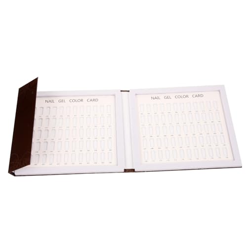 LRXIYODE Nail Art Farbkarte Farben Nagellack Display Buch mit Nagelspitzen für Gelnägel Nageldesign DIY Maniküre Pediküre Organizer von LRXIYODE