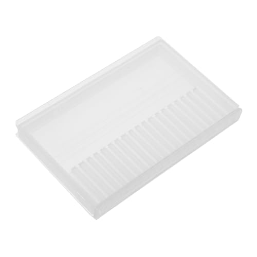 LRXIYODE Nail Drill Bits Aufbewahrungsbox Nagelfräser Organizer Kunststoff Staubdicht Maniküre Bohrer Aufbewahrungskoffer für Profi und Zuhause von LRXIYODE