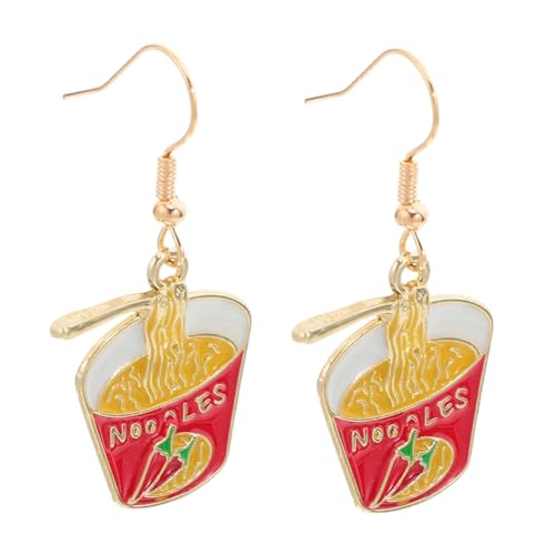 LRXIYODE Neuartige Chili-ramen-ohrringe – Lustige Statement-ohrhänger Mit Haken Für Damen, Simulations- -thema, Baumelnder Schmuck Für Modeliebhaber, Party, Alltag LRXIYODE Neuartige Chili-ramen-ohrringe – Lustige Statement-ohrhänger Mit Haken Für Damen, Simulations- -thema, Baumelnder Schmuck Für Modeliebhaber, Party, Alltag von LRXIYODE