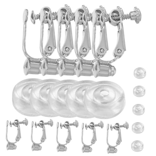 LRXIYODE Ohrclip-basis Für Diy-ohrringe Clip-konverter Für Ohrringe Schmuckmachenwerkzeug Aus Hochwertigem Material Allergiebeständig Rost Und Farbbeständig von LRXIYODE