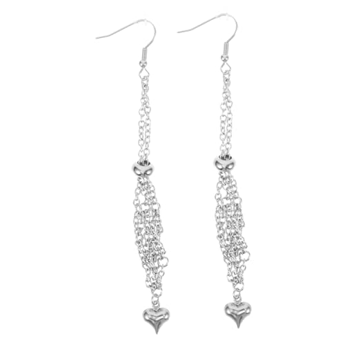 LRXIYODE Ohrhänger mit Austauschbarem Amethyst Kristallhalter Metallnetz Design Vielseitiger Schmuck für Damen Eleganter Ohrschmuck für Besondere Anlässe und Alltag von LRXIYODE