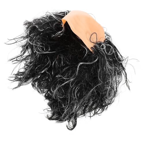 LRXIYODE Old Man Perücke Glatze Kostüm Perücke Herren Jahre Cosplay Opa für Theater Fasching Karneval von LRXIYODE