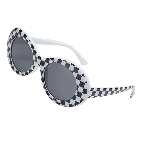 LRXIYODE Ovale Damen Sonnenbrille Vintage Design Leichte Stabile Fassung mit Rutschfesten Nasenpads Outdoor Sonnenbrille für Frauen und Männer für Strand Party Shopping von LRXIYODE