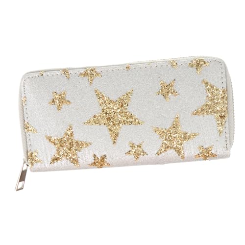 LRXIYODE PU Leder Damen Geldbörse mit Sternenmuster Lang mit Reißverschluss Leichte Clutch Brieftasche Praktische Karten und Münzaufbewahrung für Alltag und Besondere Anlässe LRXIYODE PU Leder Damen Geldbörse mit Sternenmuster Lang mit Reißverschluss Leichte Clutch Brieftasche Praktische Karten und Münzaufbewahrung für Alltag und Besondere Anlässe von LRXIYODE