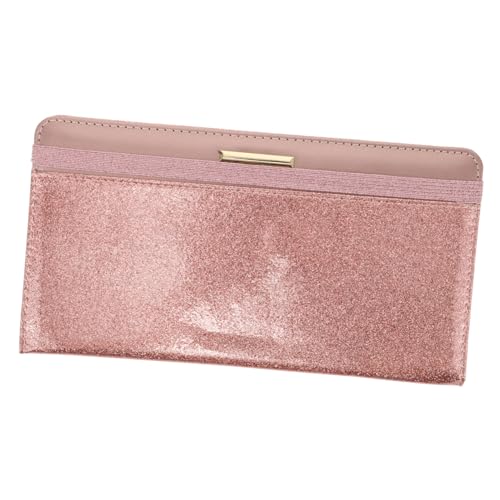 LRXIYODE PU Reisepasshülle Damen Großes Reiseetui mit Hoher Kapazität für Reisepass Kreditkarten Ausweise und Versicherungsdokumente Praktisches Portmonee in Roségold Vielseitiger Schutz von LRXIYODE