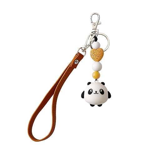 LRXIYODE Panda Schlüsselanhänger PVC Niedliches Taschenpendant für Frauen Mädchen für Schlüssel Handtaschen und Rucksäcke Tolles Accessoire für von LRXIYODE