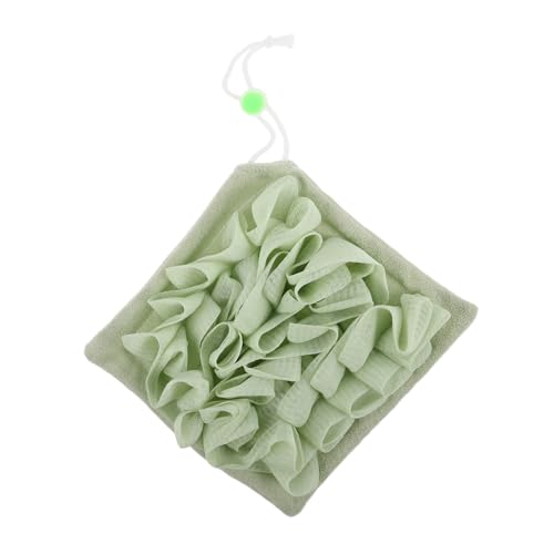 LRXIYODE Peeling Duschtuch mit Seifenhalter Leichtes Tragbares Körperpeeling für Männer Sanfter Rücken Schrubber Doppelseitiger Waschlappen mit Badeschwamm für Camping Fitnessstudio von LRXIYODE