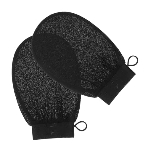 LRXIYODE Peeling-handschuhe Für Körperpeeling Bad Und Dusche Aus Luffa Für Abgestorbene Haut Viskose Handschuhe Für Hautreinigung Für Männer Und Frauen von LRXIYODE
