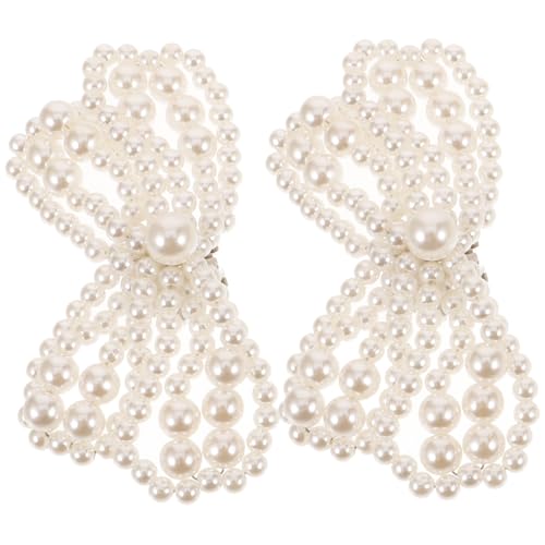 LRXIYODE Perlen Schuhclips für Damen Abnehmbare Dekorative Schuhschnallen Schmuckclips für High Heels Leicht Anzubringen Vielseitig für Hochzeit Party und Festliche Anlässe von LRXIYODE