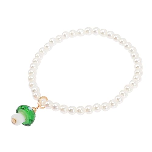 LRXIYODE Perlenarmband für Damen Boho Pilz Minimalistischer Stil für Hochzeit und Strand Perfektes für Frauen Langlebiger und Wasserdichter Schmuck von LRXIYODE